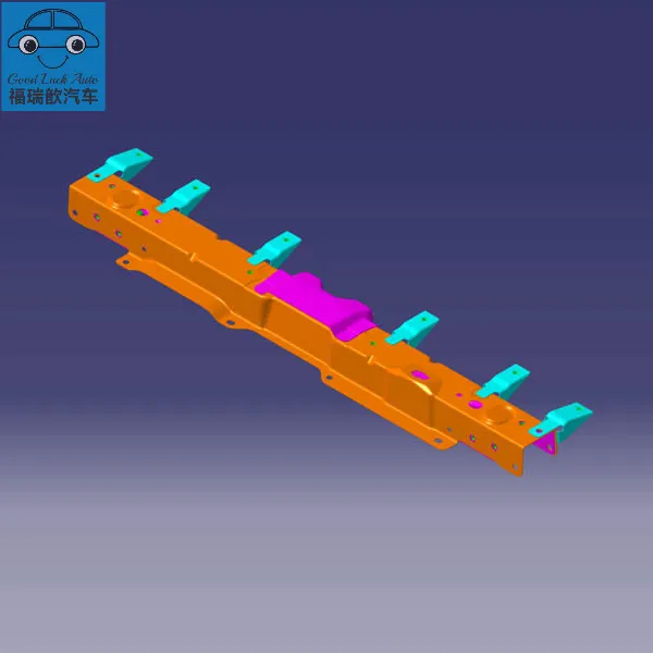 Water tank crossbeam assembly - Electroplating