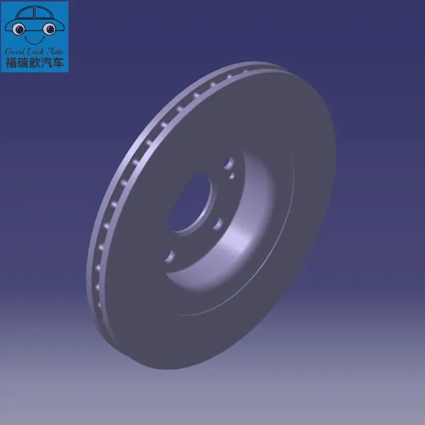 Front brake disc
