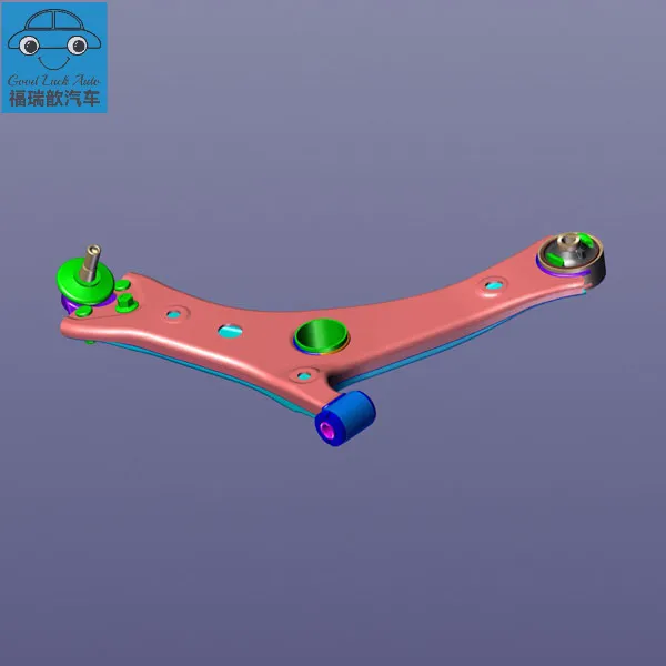 Right front control arm assembly