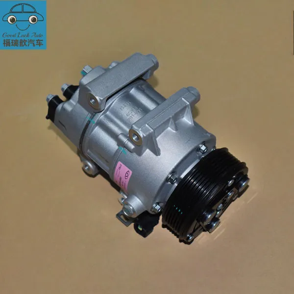 Multi-ribbed belt air conditioning compressor assembly