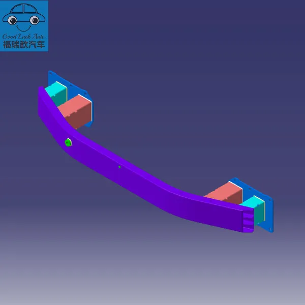 Front anti-collision beam assembly
